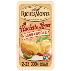 Raclette classique sans croûte