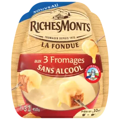 Fondue aux 3 fromages sans alcool RichesMonts - 450g