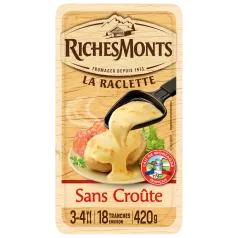 Raclette Classique Sans Croûte RichesMonts - 420g